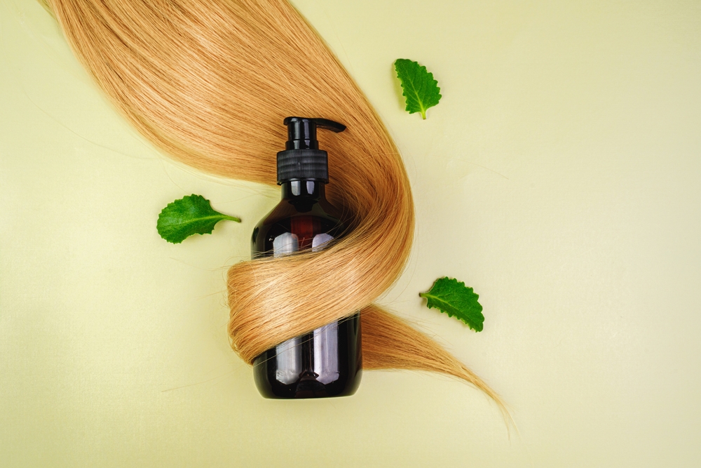 Hair,Care,Product,And,Beautiful,Shiny,Healthy,Hair.,Cosmetics.,Mask