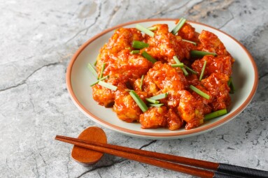 Gobi,Manchurian,Is,A,Popular,Appetizer,Made,With,Fried,Cauliflower