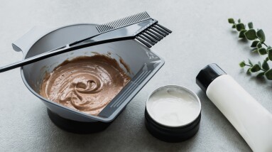 Tools,For,Dyeing,Gray,Hair.,Hair,Coloring.,Home,Hair,Color.