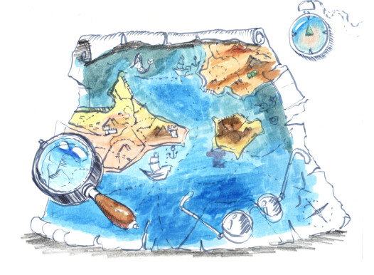 Old,Map,,Scroll,,Fantasy,Games,,Drawing