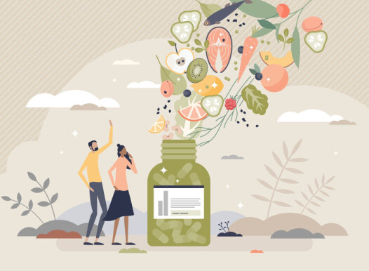 Dietary,Supplements,As,Extracted,Food,Nutrients,In,Pills,Tiny,Person