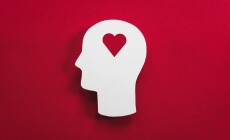 Heart,In,Head,Symbol,For,Love,affection,,Psychology,And,Addiction,Concept