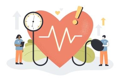 Control,Of,Tiny,Doctors,High,Blood,Pressure,On,Medical,Checkup.