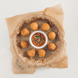 Fritters,Made,Of,African,Fonio,Gluten,Free,Whole,Grains,With