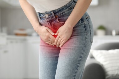 Woman,Suffering,From,Cystitis,Symptoms,Indoors,,Closeup