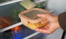 Food,Storage,In,A,Kitchen,Fridge,At,Home,In,The
