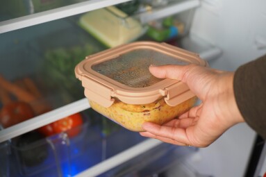 Food,Storage,In,A,Kitchen,Fridge,At,Home,In,The