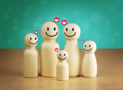 Wooden,Family,Figuressymbolizing,Family,Relationships,And,Care.,Perfect,For,Showcasing