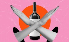 Contemporary,Art,Collage,Depicting,Prohibition,Of,Alcohol.,Concept,February,16,