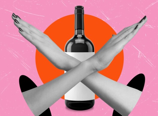 Contemporary,Art,Collage,Depicting,Prohibition,Of,Alcohol.,Concept,February,16,