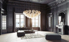 Modern,Luxury,Black,Interior.,3d,Render,Design,Concept