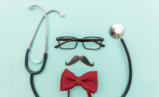 Man,Health,Care,Concept.,Simply,Minimal,Design,With,Medicine,Equipment