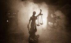 Death,Penalty,Electric,Chair,Miniature,On,Dark.,Creative,Artwork,Decoration.