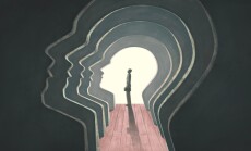 Mental,Health,,Brain,,Psychology,Concept,Art,,3d,Illustration,,Surreal,Mystery
