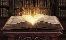 An,Ancient,Book,Opens,And,Emits,A,Radiant,Light.