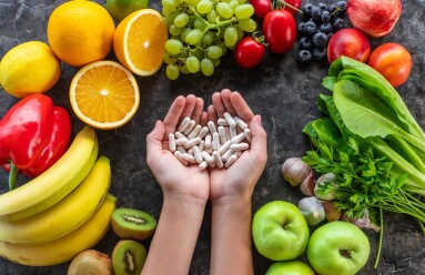 Products,Containing,Vitamin,C.,Selective,Focus.,Food.