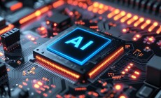 3d,Illustration,Of,Glowing,Blue,"ai",Text,On,A,Computer