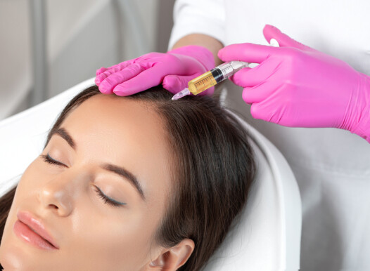 Cosmetologist,Does,Prp,Therapy,Against,Hair,Loss,And,Anti-dandruff,Of