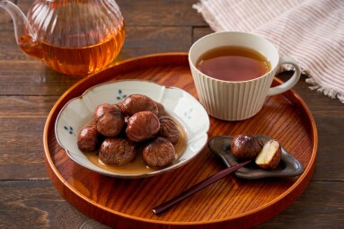 Japanese,Candied,Chestnuts,In,Syrup,(shibukawani)