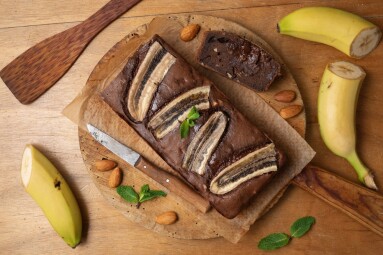 A,Moist,And,Rich,Chocolate,Banana,Bread,Loaf,Is,Beautifully