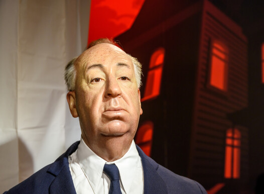 Vienna,,Austria,-,August,08,,2015:,Alfred,Hitchcock,Figurine,At