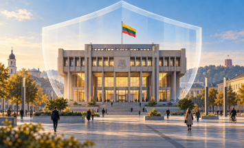 Parlamentas po subtiliu apsauginiu skydu