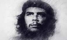 Argentina.,Portrait,Drawing.,Ernesto,Che,Guevara.,The,Video,Of,This