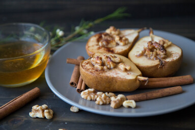 Baked,Pear,Dessert